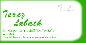 terez labath business card
